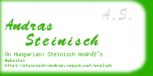 andras steinisch business card